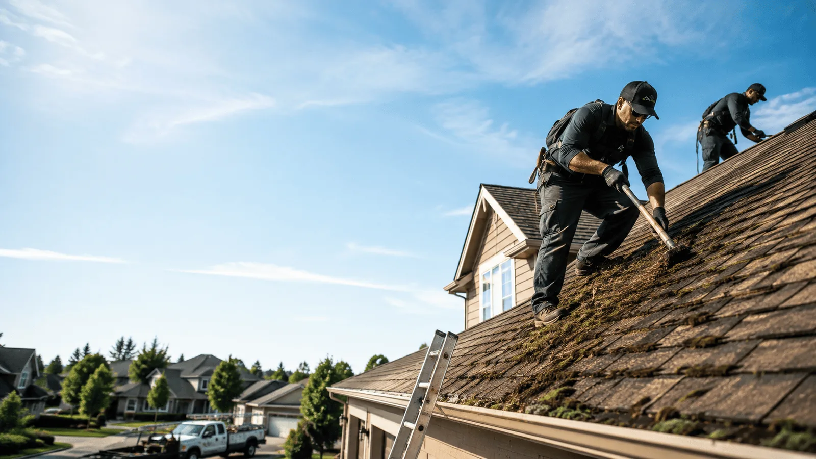 Roof Moss Removal in Reeseville, WI near me